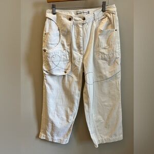 House of Sunny White Trousers